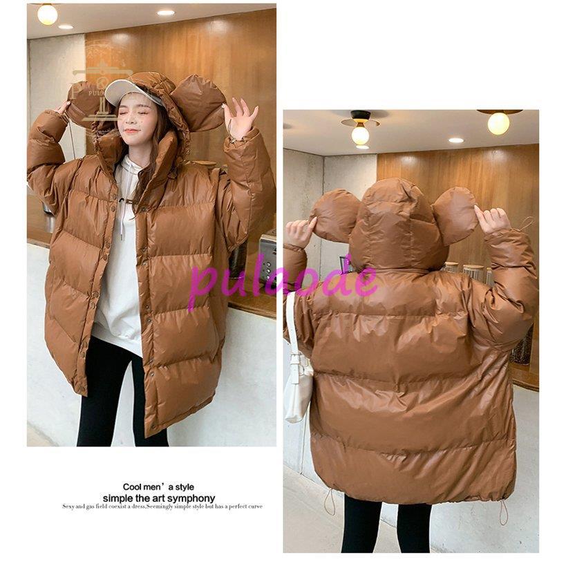 中綿ダウンジャケット レディース ロングコート 冬服 ダウンジャケット ダウンコート アウター カジュアル ファー付き 厚手 防風 暖かい 防寒 