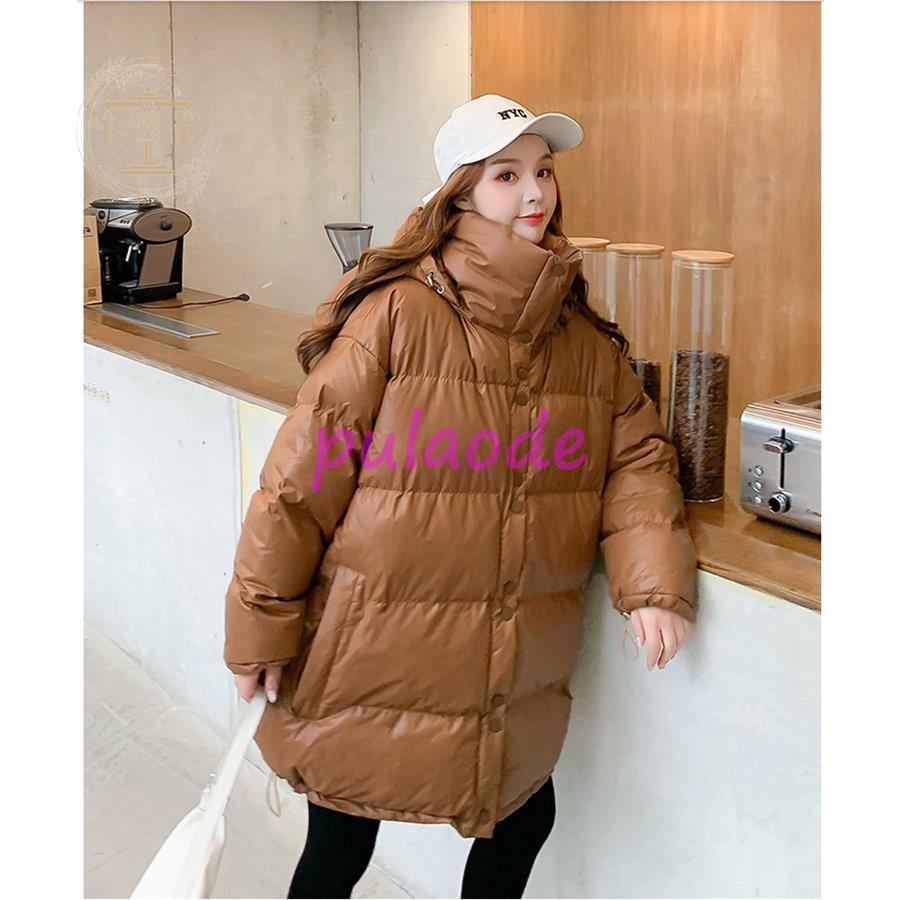 中綿ダウンジャケット レディース ロングコート 冬服 ダウンジャケット ダウンコート アウター カジュアル ファー付き 厚手 防風 暖かい 防寒 