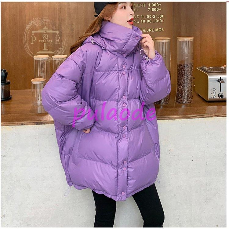 中綿ダウンジャケット レディース ロングコート 冬服 ダウンジャケット ダウンコート アウター カジュアル ファー付き 厚手 防風 暖かい 防寒 