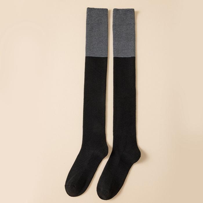 ニーハイソックス 2足セット ハイソックス 靴下 ソックス ロングソックス 大人 暖かい冷え対策 中学生 ルームソックス 