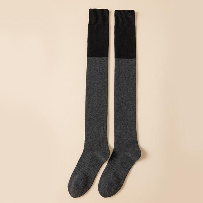 ニーハイソックス 2足セット ハイソックス 靴下 ソックス ロングソックス 大人 暖かい冷え対策 中学生 ルームソックス 
