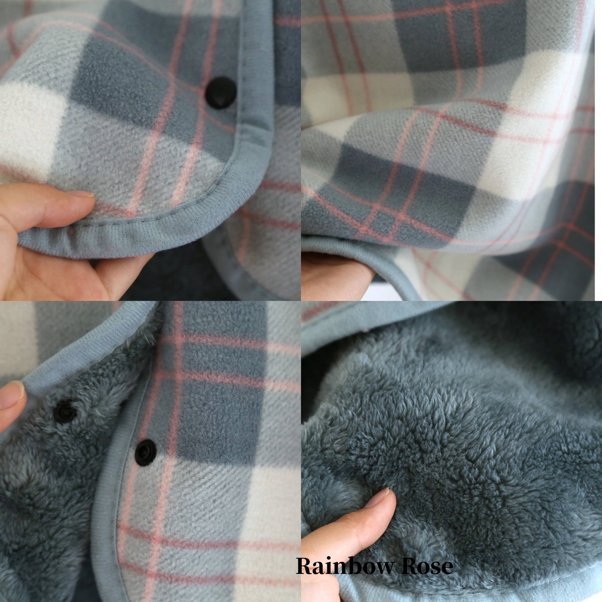 送料無料 ブランケット ひざ掛け ボタン付き ストール大判 ふわふわ ポンチョ ショート レディース 着る毛布 オシャレ 裏起毛 防寒膝かけ 毛布 北欧 肩掛け 