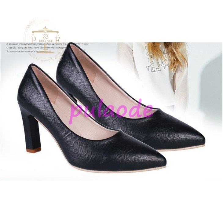 レディース パンプス 作業靴 太ヒール フラット 靴 ポインテッド おしゃれ カジュアル レディース 春夏秋 スエード エナメル 通勤 