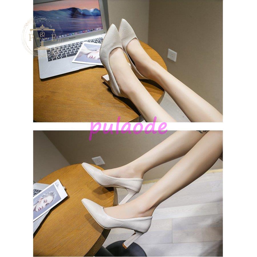 レディース パンプス 作業靴 太ヒール フラット 靴 ポインテッド おしゃれ カジュアル レディース 春夏秋 スエード エナメル 通勤 