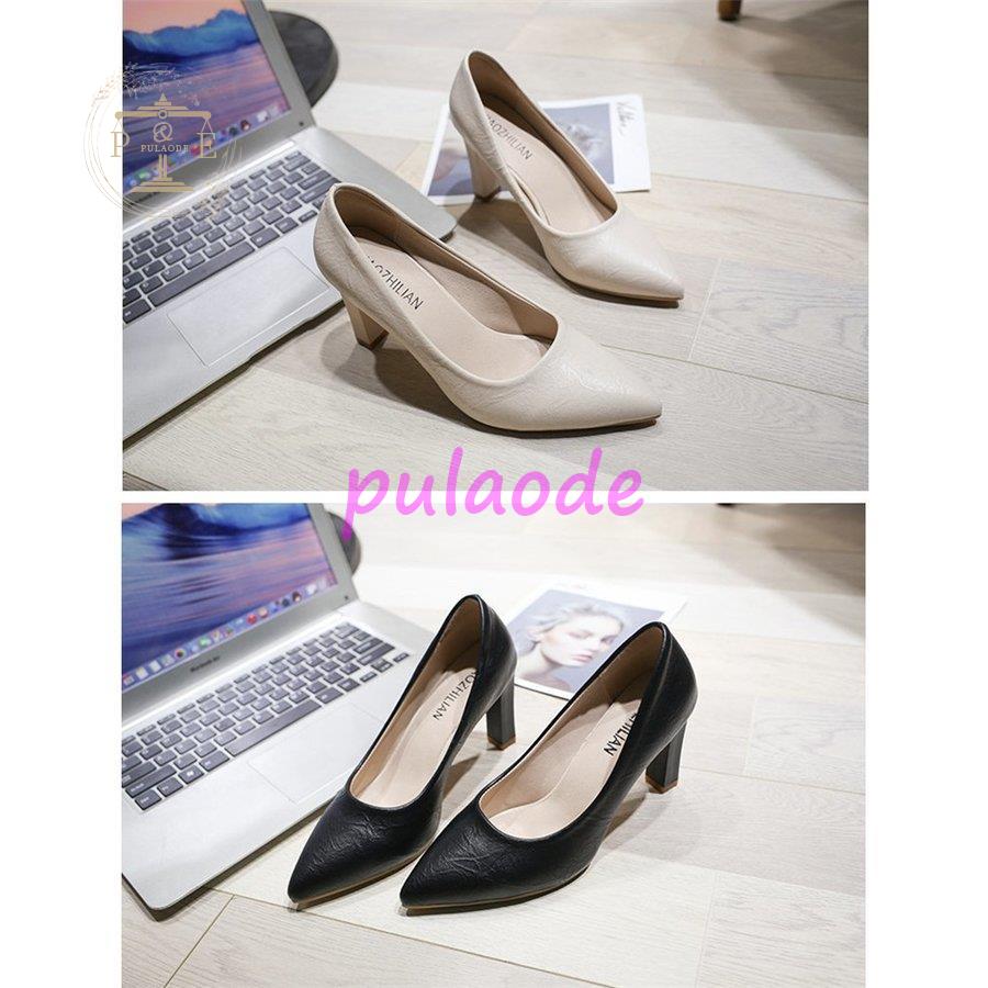 レディース パンプス 作業靴 太ヒール フラット 靴 ポインテッド おしゃれ カジュアル レディース 春夏秋 スエード エナメル 通勤 