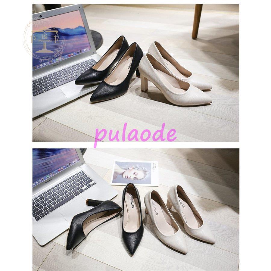 レディース パンプス 作業靴 太ヒール フラット 靴 ポインテッド おしゃれ カジュアル レディース 春夏秋 スエード エナメル 通勤 