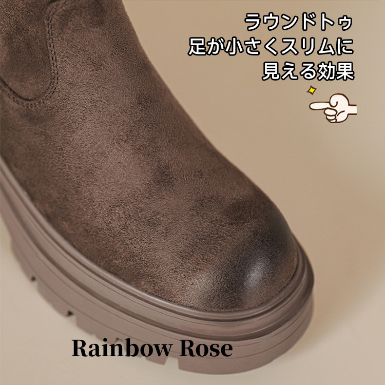 ショートブーツ レディース アンクルブーツ あったか 寒さ対策 冬対策 美脚 ヒール5CM レディ 春秋冬 ラウンドトゥ 厚底 安定感 歩きやすい 疲れない 