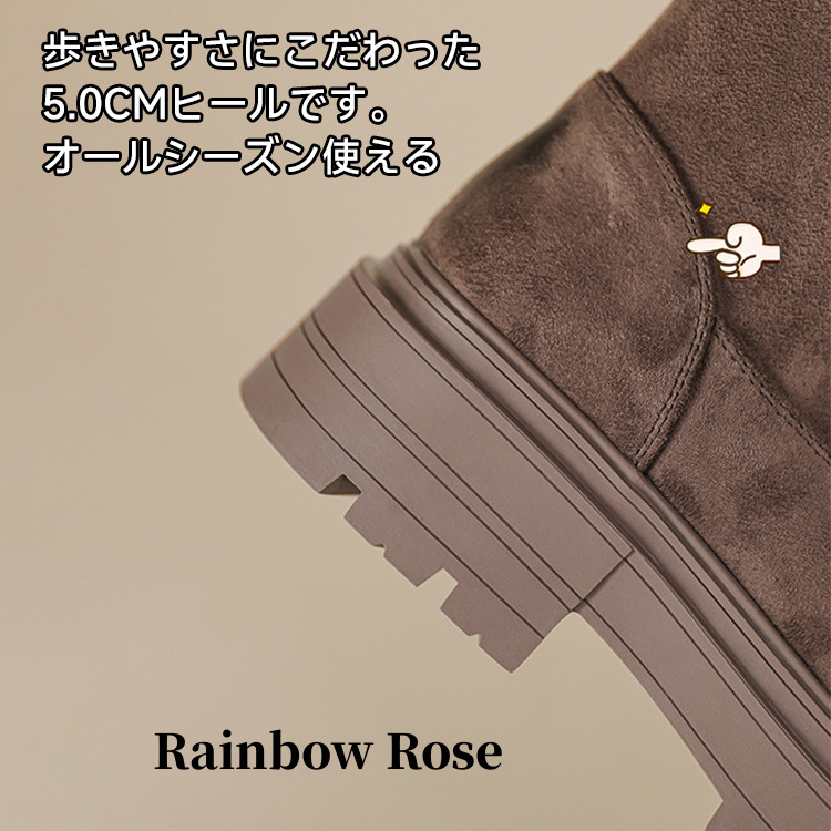 ショートブーツ レディース アンクルブーツ あったか 寒さ対策 冬対策 美脚 ヒール5CM レディ 春秋冬 ラウンドトゥ 厚底 安定感 歩きやすい 疲れない 