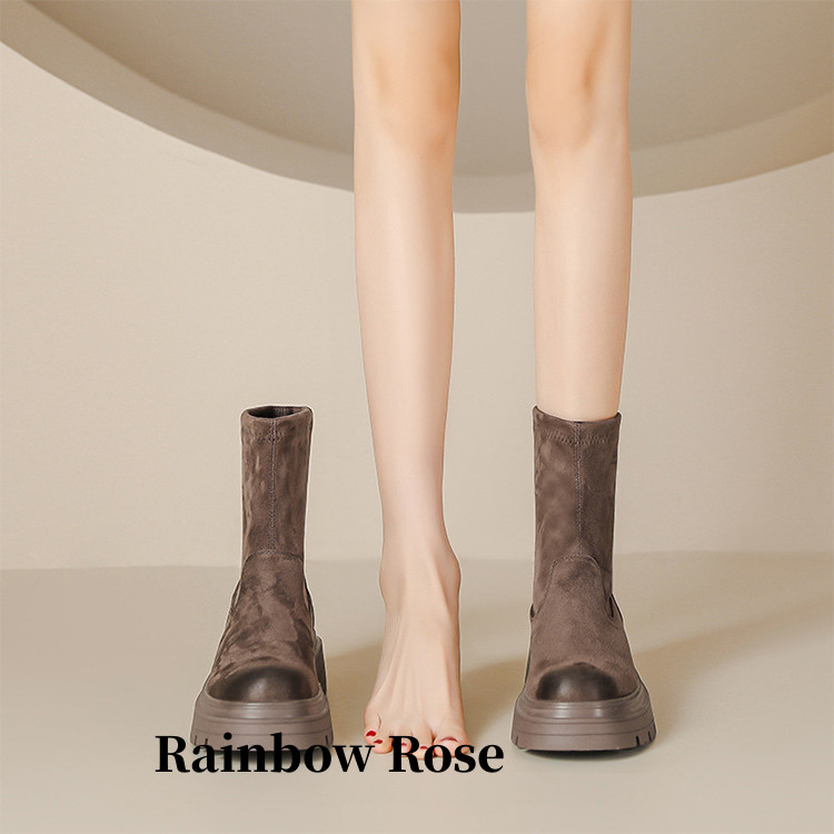 ショートブーツ レディース アンクルブーツ あったか 寒さ対策 冬対策 美脚 ヒール5CM レディ 春秋冬 ラウンドトゥ 厚底 安定感 歩きやすい 疲れない 