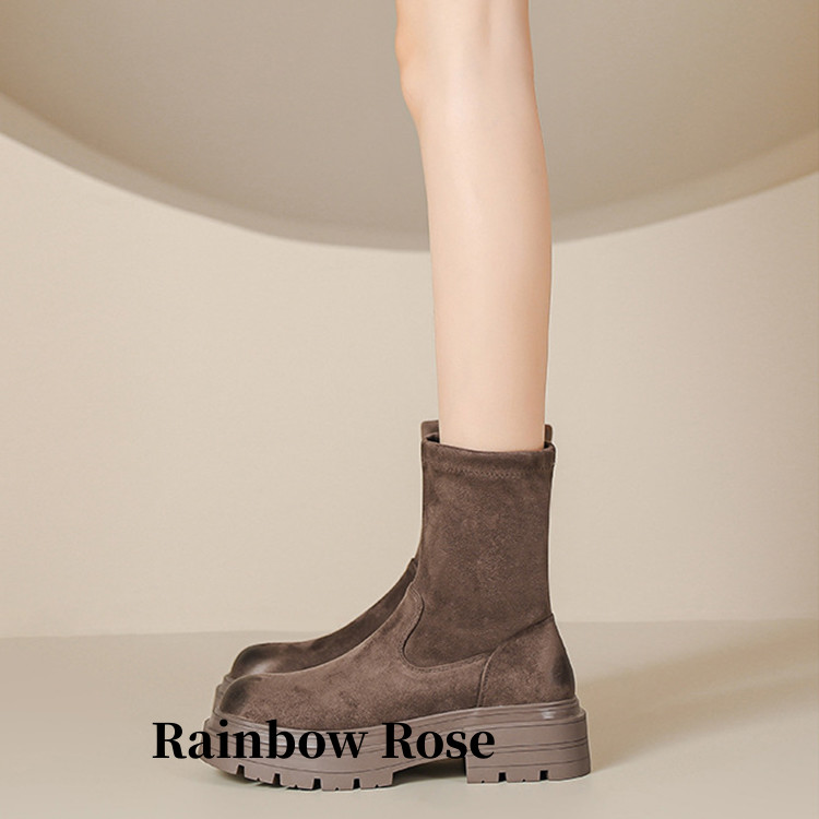 ショートブーツ レディース アンクルブーツ あったか 寒さ対策 冬対策 美脚 ヒール5CM レディ 春秋冬 ラウンドトゥ 厚底 安定感 歩きやすい 疲れない 