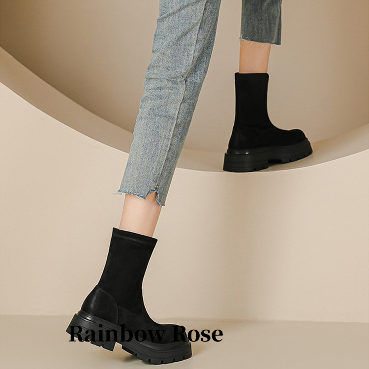 ショートブーツ レディース アンクルブーツ あったか 寒さ対策 冬対策 美脚 ヒール5CM レディ 春秋冬 ラウンドトゥ 厚底 安定感 歩きやすい 疲れない 
