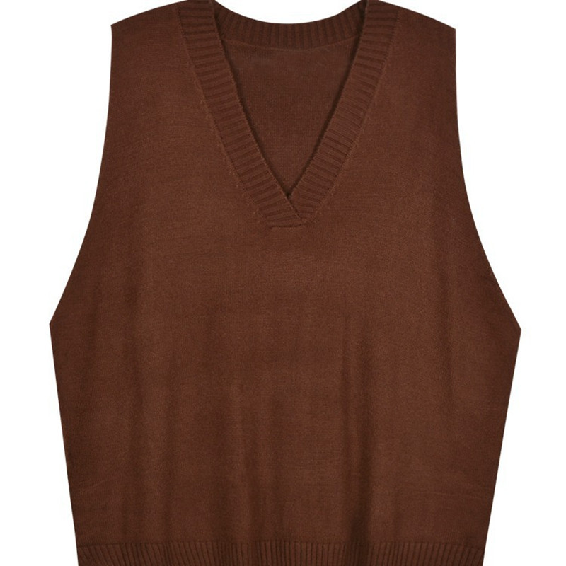 ニットベスト レディース 春 秋 プルオーバー ニット ベスト おしゃれ カジュアル 重ね着 レイヤード シンプル ノースリーブ トップス 体型カバー 着回し 