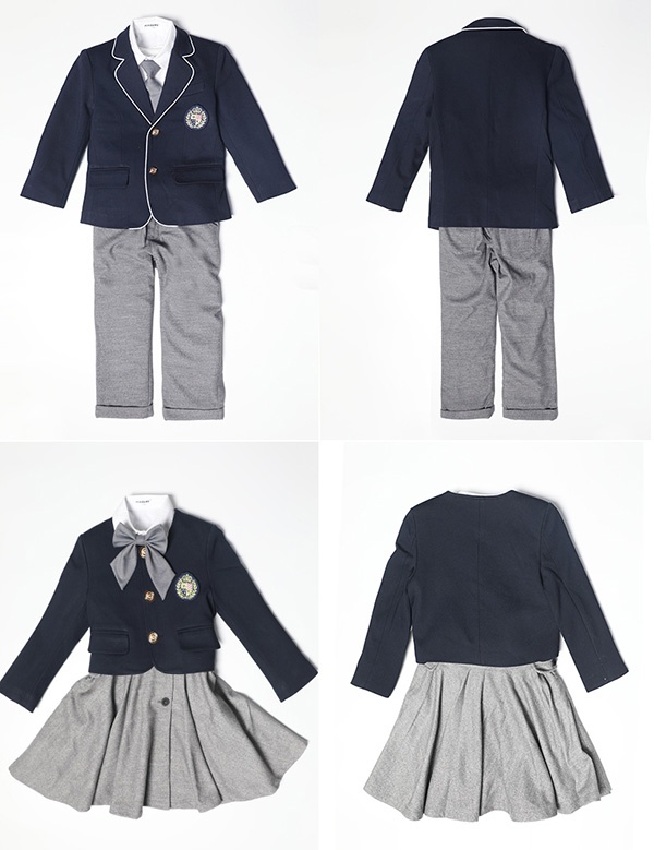 3点セット 秋冬服 学生服 子供制服 ワンピース ユニフォーム 通園 女の子 受験 卒業式 中学生 キッズ 入園 100~180 男の子 