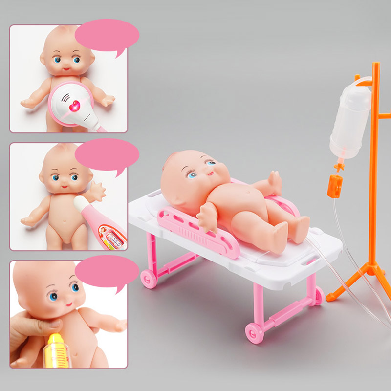 お医者さんセット おもちゃ お医者さんごっこ 知育玩具 おままごと 収納ケース付き ライト 入園お祝い プレゼント 誕生日 搭載道具 