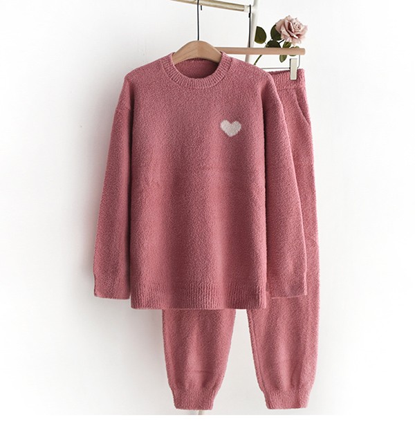 ルームウェア 上下セット レディース 女の子 秋冬 寝巻き ゆったり 気持ちいい 4寝間着 パジャマ ボアあり かわいい 着心地よい 