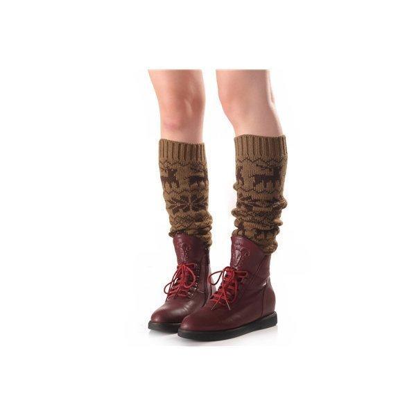 レッグウォーマー レディース おしゃれ 冷え取り ニット 柄付き ウォーマー 防寒対策 ソックス 足首ウォーマー 通学 美脚 シンプル 厚手 暖かい 