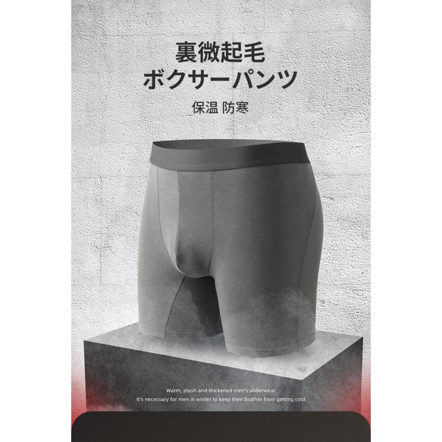 ボクサーパンツ メンズ 裏微起毛 2枚セット あったか 通気性 前閉じ 冬 ストレッチ 下着 肌着 微起毛 ボクサーブリーフ 暖かい あったかインナー 防寒 インナー 