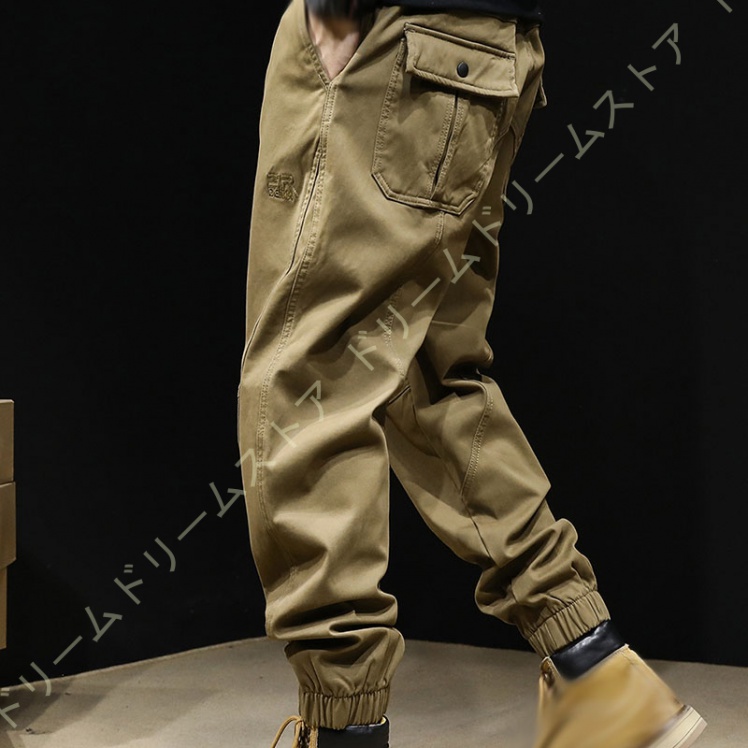 カーゴパンツ ミリタリーパンツ ポケット ズボン ロングパンツ カーゴパンツ ボイージーパンツ 作業ズボン 作業着 軍パン メンズ ワークパンツ 