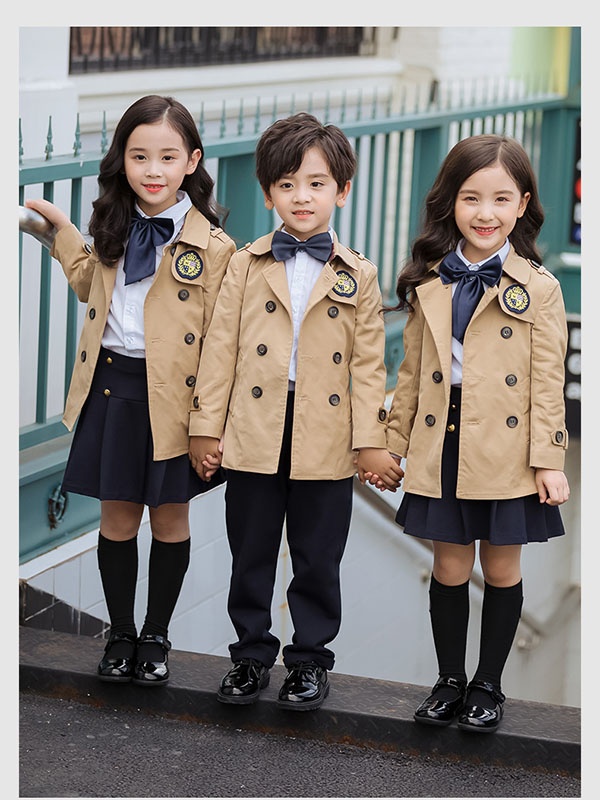3点セット 秋冬服 学生服 子供制服 子供トレンチコート ユニフォーム キッズ通園 入園 男の子 受験 100~170 卒業式 女の子 中学生 