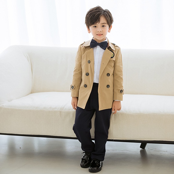 3点セット 秋冬服 学生服 子供制服 子供トレンチコート ユニフォーム キッズ通園 入園 男の子 受験 100~170 卒業式 女の子 中学生 