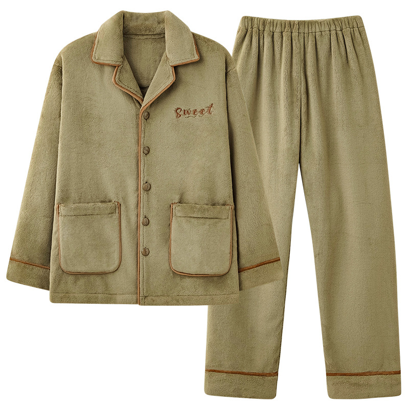もこもこ パジャマ メンズ スウェット セットアップ 暖かい前開き おしゃれ あったか モコモコ 裏起毛 紳士用 パジャマ 冬用 長袖 ルームウェア 部屋着 
