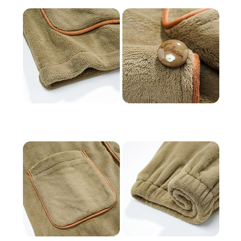 もこもこ パジャマ メンズ スウェット セットアップ 暖かい前開き おしゃれ あったか モコモコ 裏起毛 紳士用 パジャマ 冬用 長袖 ルームウェア 部屋着 