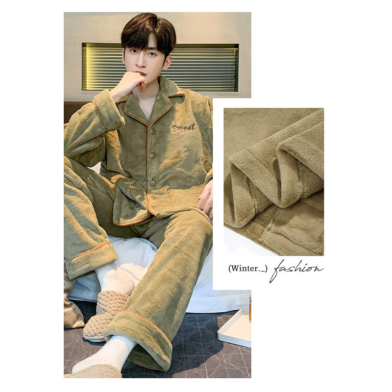 もこもこ パジャマ メンズ スウェット セットアップ 暖かい前開き おしゃれ あったか モコモコ 裏起毛 紳士用 パジャマ 冬用 長袖 ルームウェア 部屋着 
