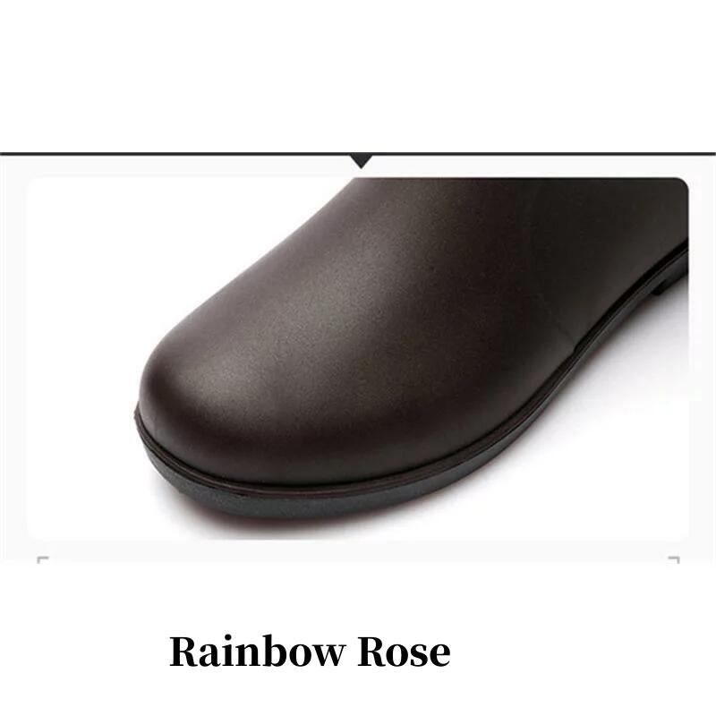 レインブーツ レインレディース ミドル丈 ショートブーツ 完全防水 長靴 通学 通勤 雨の日 雨具 雨靴 脱げない かわいい 靴 滑らない 