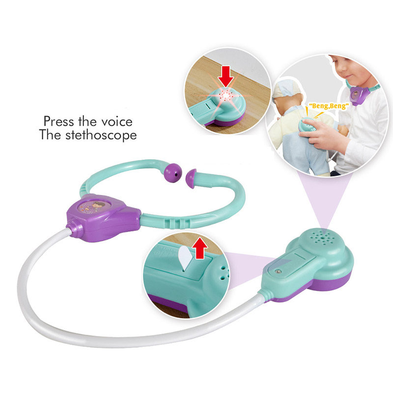 お医者さんごっこ お医者さんセット おもちゃ ロールプレイ 診察道具 聴診器 収納ケース付き クリスマス おもちゃ プレゼント 