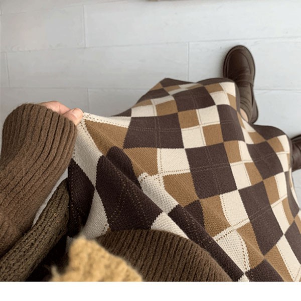 スカート 秋冬 大人女子 レディース タイトスカート あったか ミモレ丈 バックスリット入り アーガイルチェック スウェート ひざ下丈スカート 