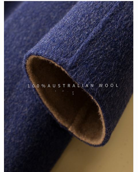 ウール100％ロングコート ミディアムコート リバーコート シングルボタン 前開き ダブルフェイス 一枚仕立て 送料無料通勤通学20代30代40代50代60代 