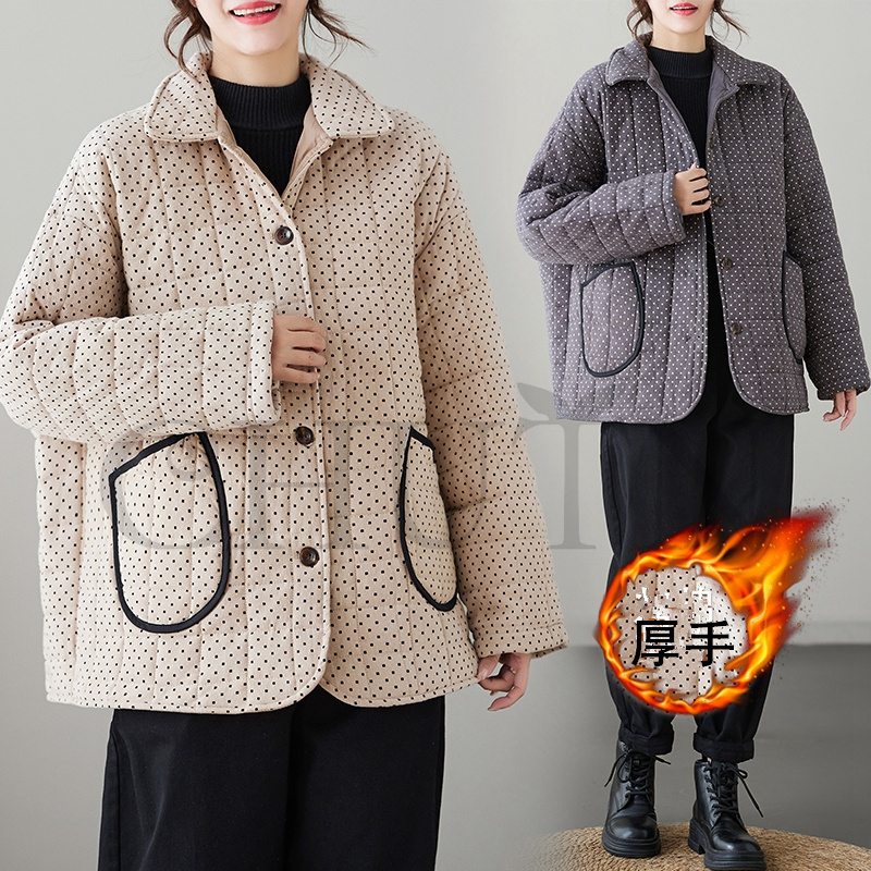 秋冬ダウンコート キルティングコート 中綿コート ショートダウンコート ダウンジャケット アウター コートノー暖かいアウター 大人 防寒コート 韓国風 