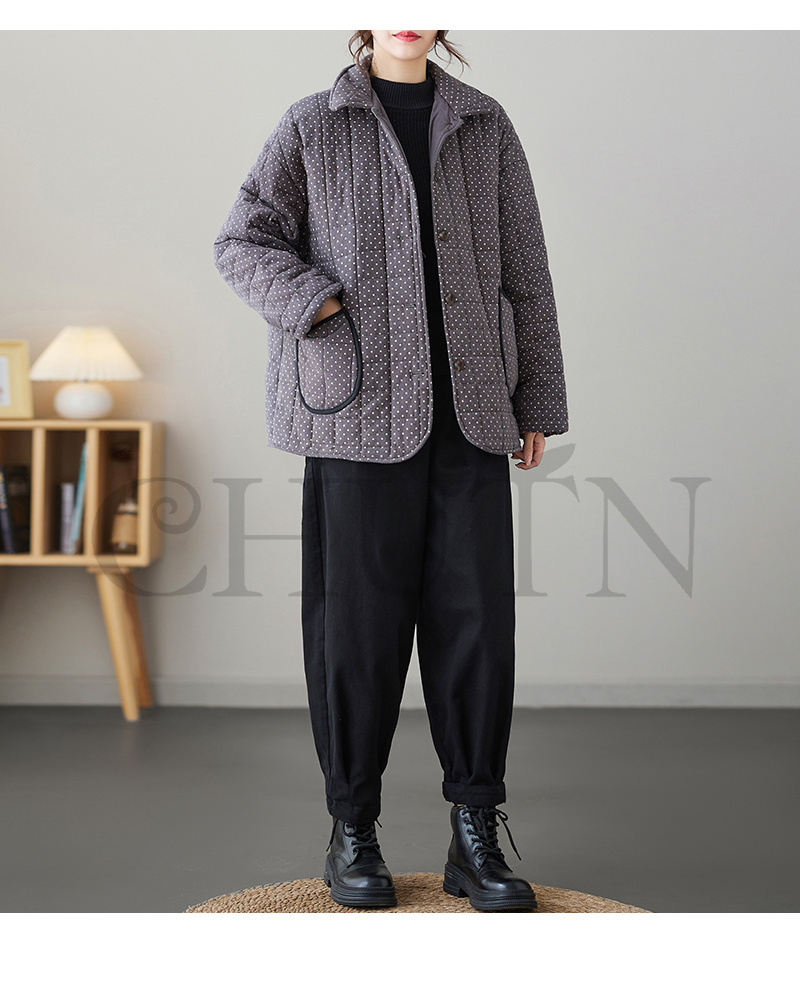 秋冬ダウンコート キルティングコート 中綿コート ショートダウンコート ダウンジャケット アウター コートノー暖かいアウター 大人 防寒コート 韓国風 