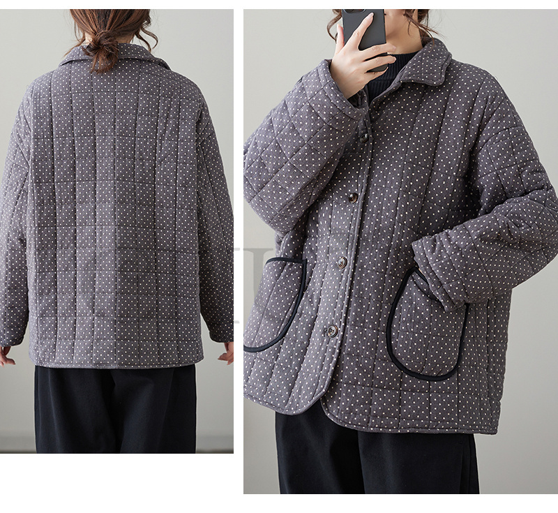 秋冬ダウンコート キルティングコート 中綿コート ショートダウンコート ダウンジャケット アウター コートノー暖かいアウター 大人 防寒コート 韓国風 