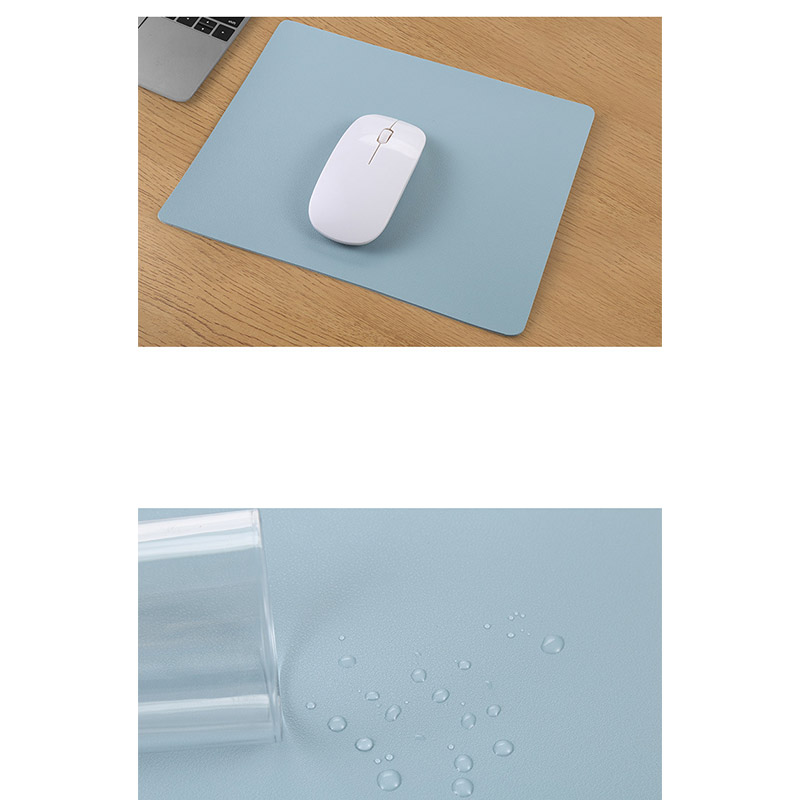 マウスパッド 大型 かわいい おしゃれ PU レザー ソフト 薄型 シート 滑り止め 四角 汚れにくい 快適 柔らかい 薄い 軽量 無地 長時間 