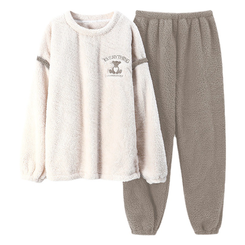 ペア パジャマ もこもこ メンズ レディース 着る毛布 フパジャマ ルームウェア 上下セットナイトウェア カップル 寝間着 冬 あったか 裏起毛 可愛い 