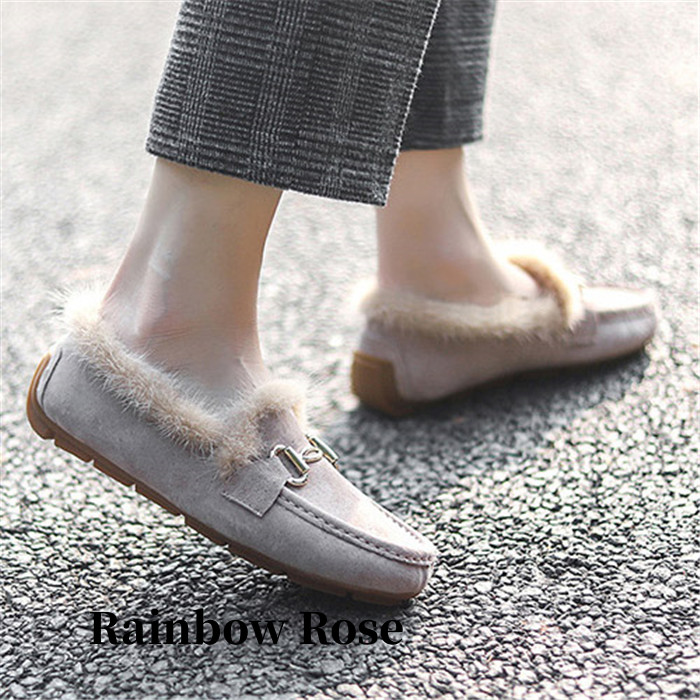クーポンで2 880円！ モカシン レディース モカシン ファー ショートブーツ フラットブーツ ムートン ぺたんこ ローヒール も ローファー 疲れない 