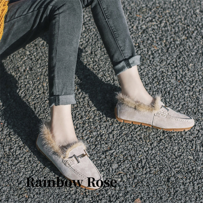 クーポンで2 880円！ モカシン レディース モカシン ファー ショートブーツ フラットブーツ ムートン ぺたんこ ローヒール も ローファー 疲れない 