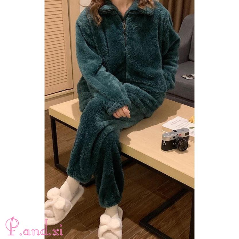 ふわふわ もこもこ 暖かルームウェア 上下セット パジャマ ルームェア 前開き 冬 レディース 着る毛布 ふわふわもこもこ 秋 長袖 