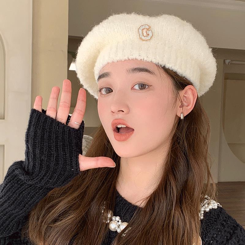 帽子 ベレー帽 レディース 秋冬 。 かわいい 冬 ゆったり 秋 大きいサイズ 締め付けゼロ おしゃれ シンプル ベーシック 秋冬 定番 あったか 小物 ベレー 