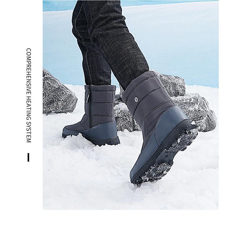 スノーブーツ 裏起毛 メンズ レディース スノーウィンターブーツ 男女兼用 撥水 厚底 防滑 防寒 冬用 暖かい 雪 