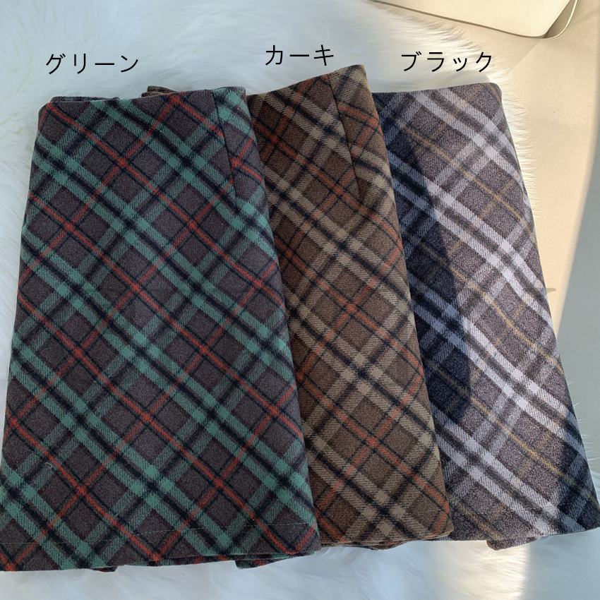 タイトスカートラシャスカートセクシースカート大きいサイズタイトスカートミニAラインスカート黒 ラシャスカート チェック柄スカート通学春秋~XL20代?30代  