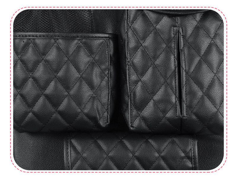 シートバックポケット 車 シートカバー 車内 レザー シート 後付け ドリンクホルダー カバー 後部座席 収納 子供 ティッシュ入れ 後ろ ポケット 