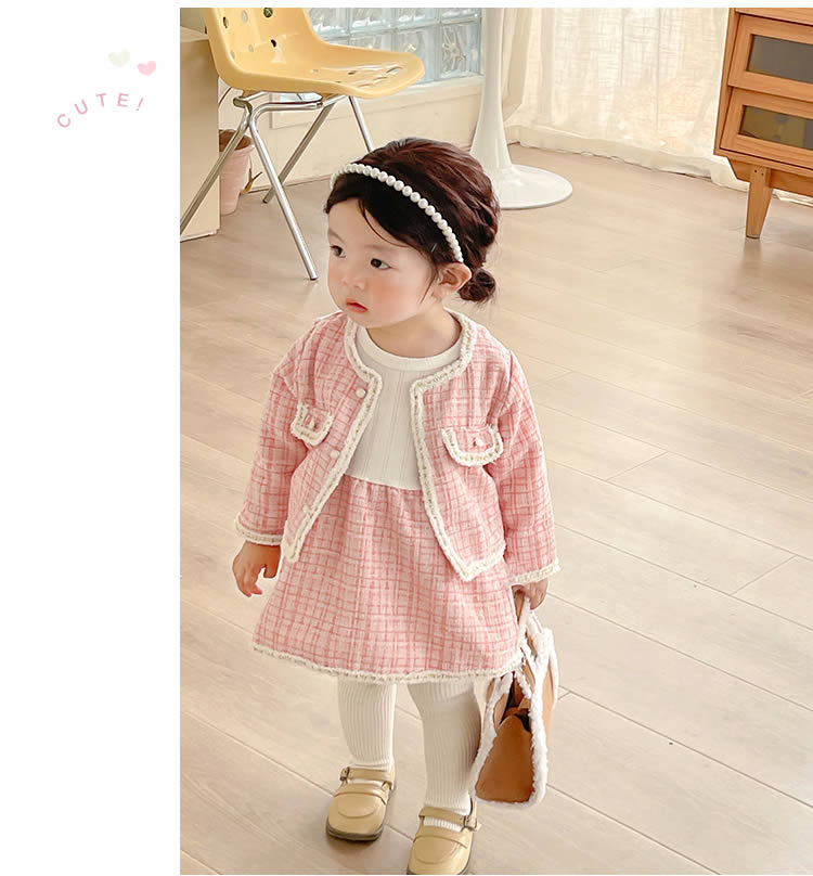 入学式 入園式 女の子 ワンピース 3歳 5歳 スーツ 90 小学生 子供 冬 保育園 きれいめ ジャケット フォーマル ツイード 結婚式 おしゃれ 長袖 80 70 子供服 