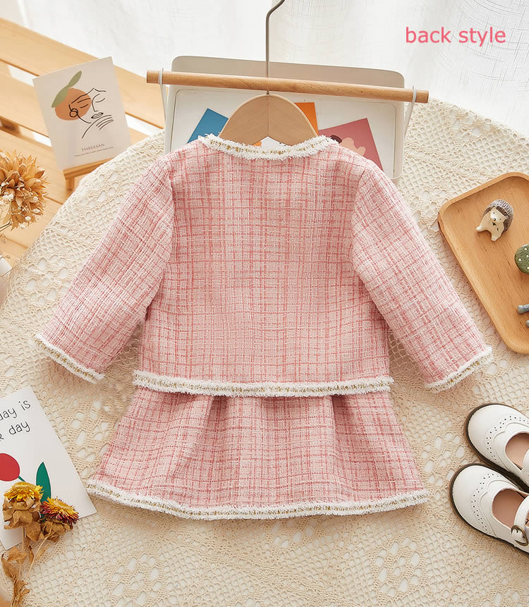 入学式 入園式 女の子 ワンピース 3歳 5歳 スーツ 90 小学生 子供 冬 保育園 きれいめ ジャケット フォーマル ツイード 結婚式 おしゃれ 長袖 80 70 子供服 