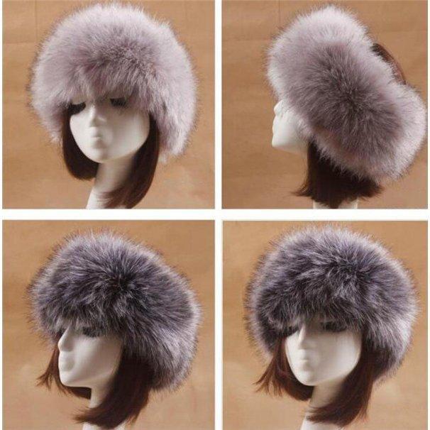 ロシアハット レディース 帽子 高級感 ハット 防寒 ※トップなし ふわふわ 防寒 ファー ロシア帽 ファー ロシアンハット フェイク 