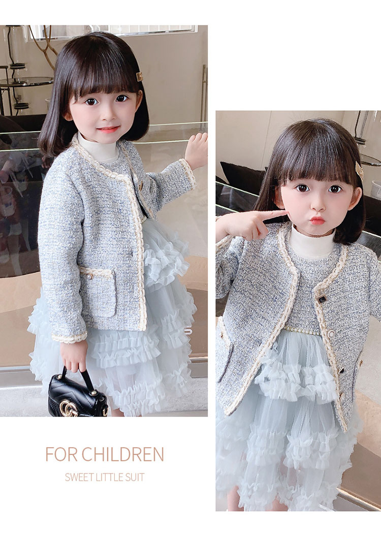 スーツ 女の子 ワンピース 入園 入学式 卒園式 長袖 チュールスカート 子供 フォーマル 上着 子供服 小学生 ツイード おしゃれ 卒業式 きれいめ キッズ 結婚式 