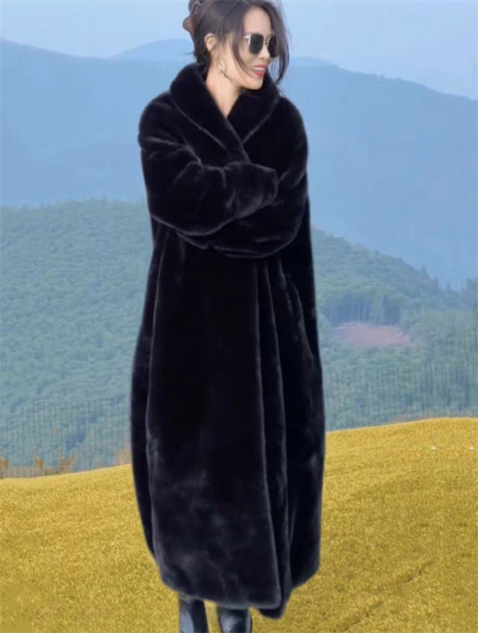 ファーコート フェイクファーコート エコファー ミンク ロングコート 選べる丈 軽量 高級感 防寒 アウター レディース 防風 暖かいあったか 冬服 羽織り 