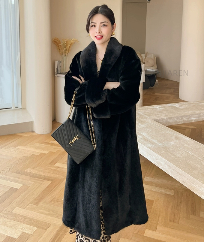 ファーコート フェイクファーコート エコファー ミンク ロングコート 選べる丈 軽量 高級感 防寒 アウター レディース 防風 暖かいあったか 冬服 羽織り 