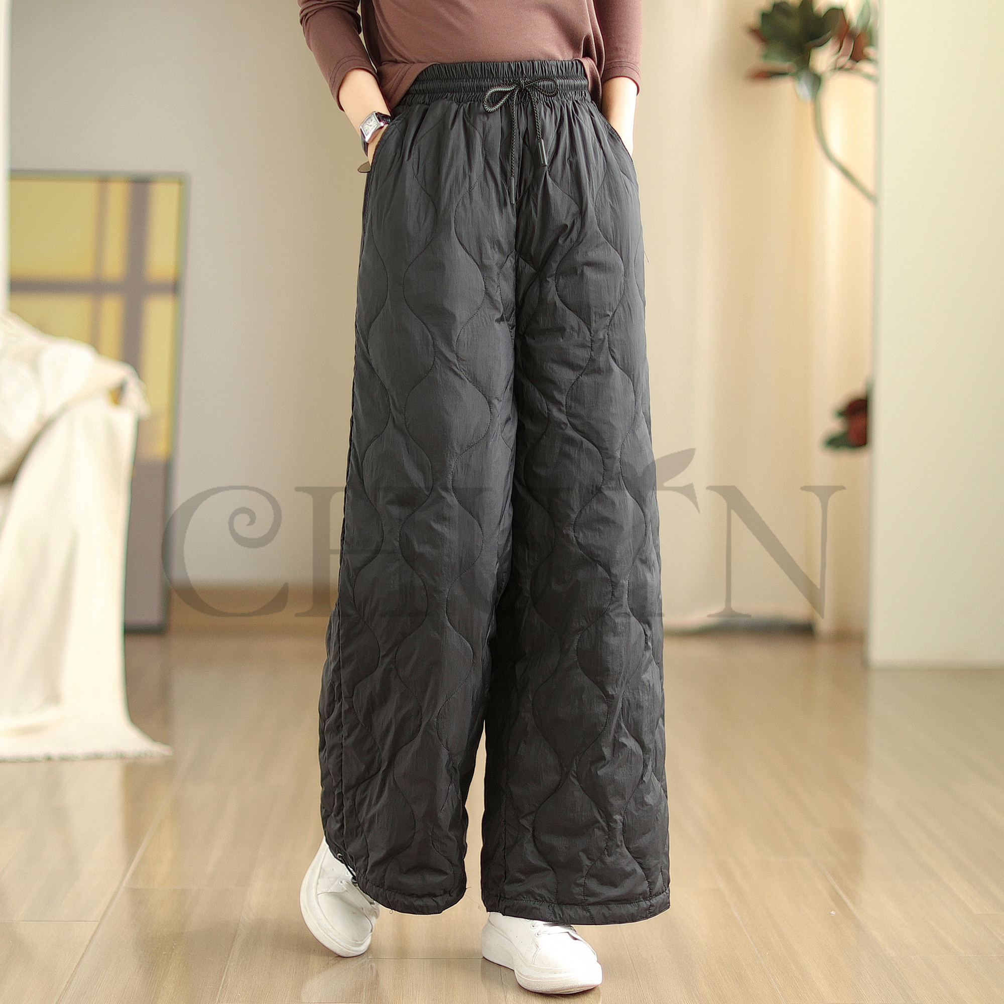 ダウンパンツ 中綿パンツ レディース ボ防寒ダウンパンツ暖かい お出かけ部屋着 着回し４０代５０代 パンツ ロングパンツ ダウンパンツ 